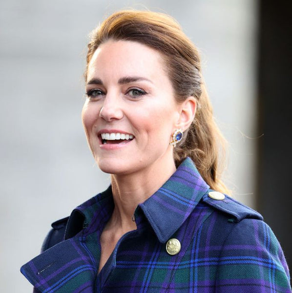 Kate Middleton Wears the Perfect Plaid Trench to a Private Cruella Screening