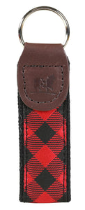 Buffalo Plaid Key Fob